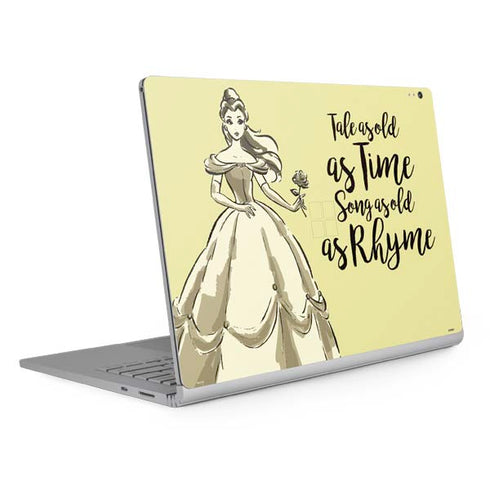 Disney Princess Belle Tale As Old As Time Art Surface Book 2 13.5in Skin
